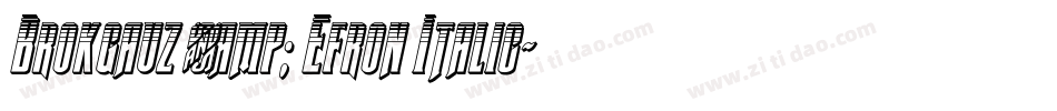 Brokgauz & Efron Italic字体转换